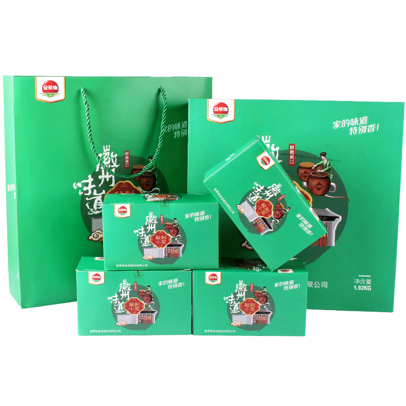 【年货礼盒】金菜地臻选1920g徽州味道秘制小菜礼盒拌饭下面酱菜安徽