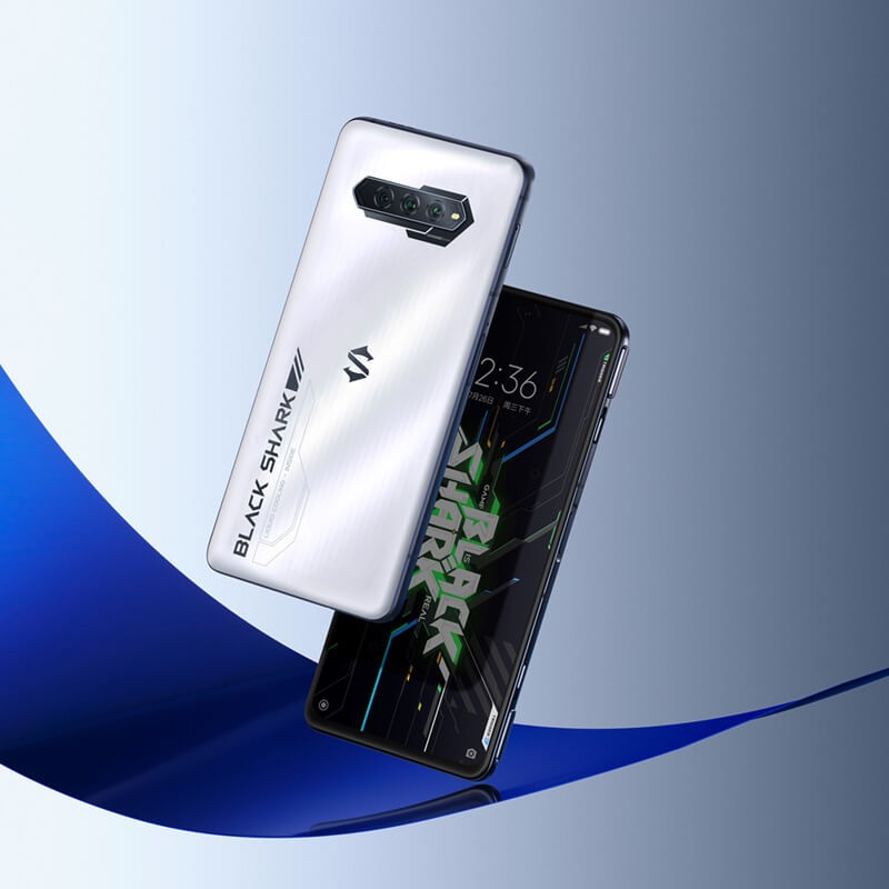 黑鲨4S 12GB+256GB 雾白 磁动力升降肩键 120W极速闪充 高通骁龙870 三星144Hz电竞屏 鲨鲨酱 5G游戏手机