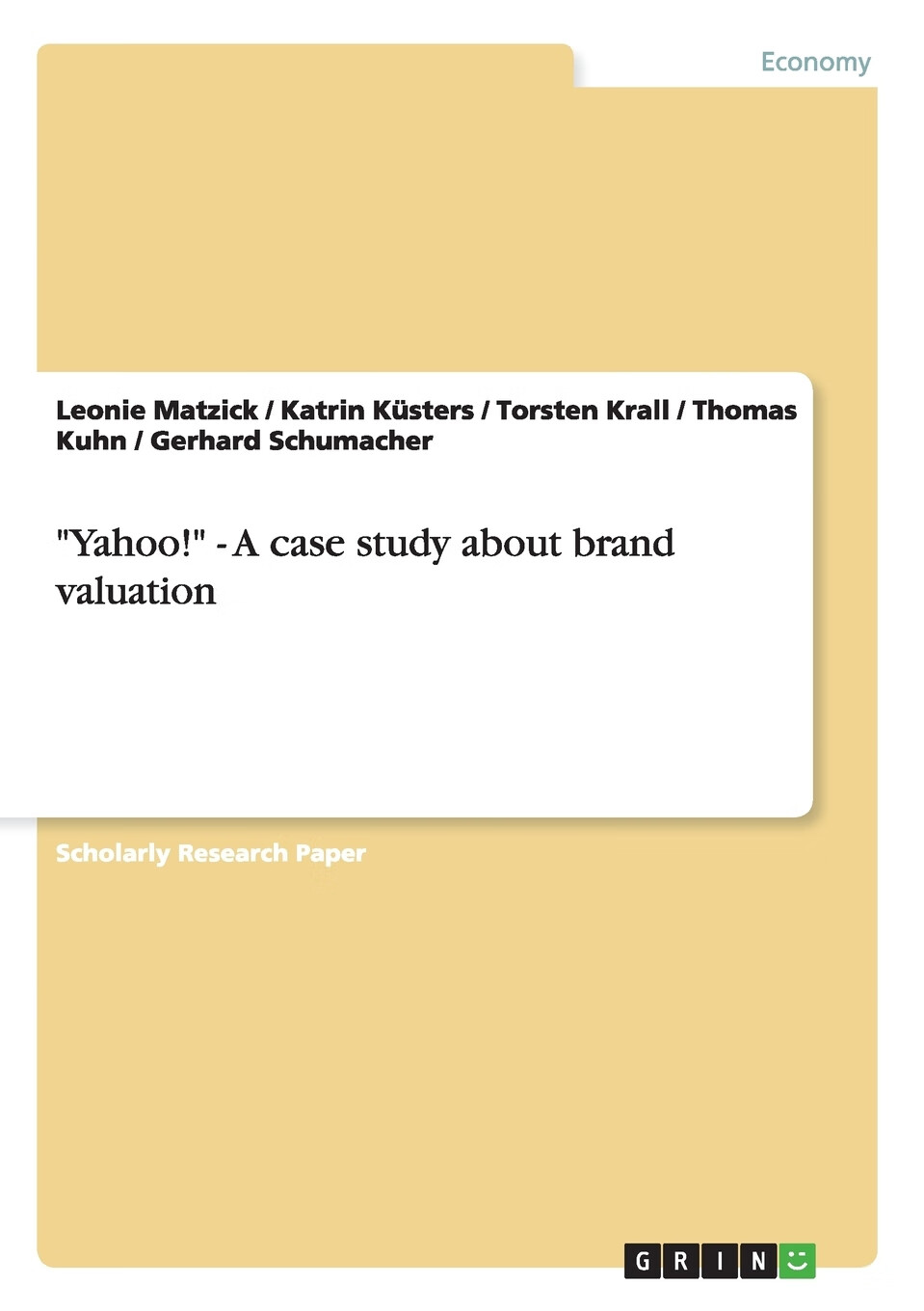 a case study about brand valuation