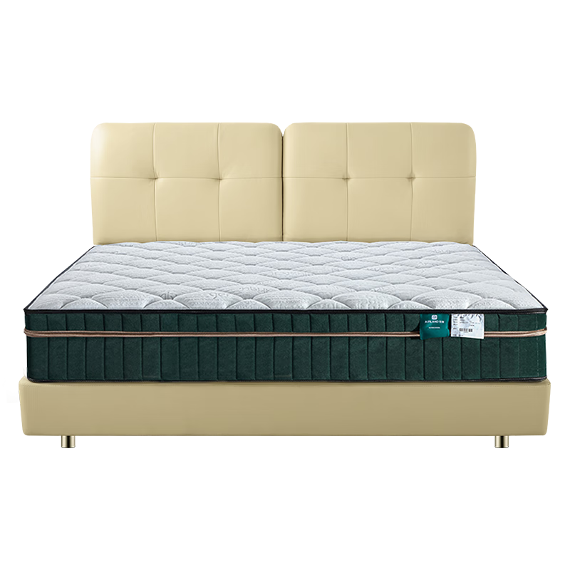 雅蘭(AIRLAND)AAAAA級(jí)床墊降音獨(dú)袋彈簧床墊家用席夢(mèng)思記憶棉乳膠床墊 蘭圖+ 銀離子抗菌面料 1.5米*2米