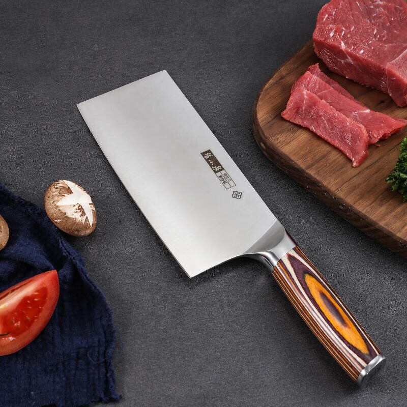 张小泉菜刀家用菜刀9铬不锈钢切片刀复合钢刀厨房切菜