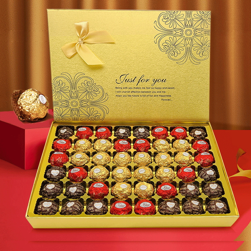 8三八妇女节礼物送女友生日礼物送女生男朋友送老婆 费列罗唯美斯双拼