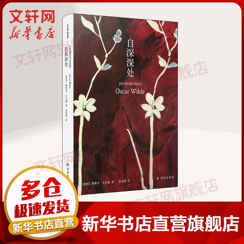 自深深处 王尔德精选集 译林口碑译本 精装 图书