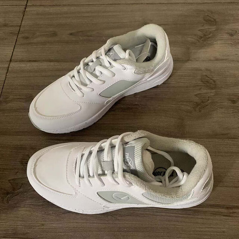 jbxb夏季小白鞋运动鞋加绒百搭轻便减震工厂尾单女鞋捡漏 白色1899_加