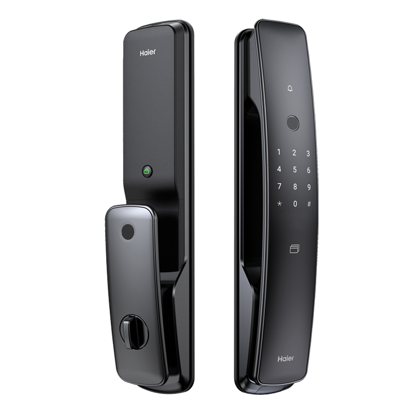 海尔(Haier)电子密码锁家用木门防盗门密码锁手机全自动智能门锁指纹锁智能锁HFA-30PW-U9