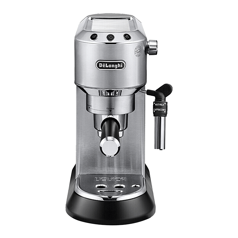 德龙（Delonghi）半自动咖啡机 家用 商用 办公室 泵压式 EC680升级款意式浓缩 奶泡机 EC685银色（店保2年）