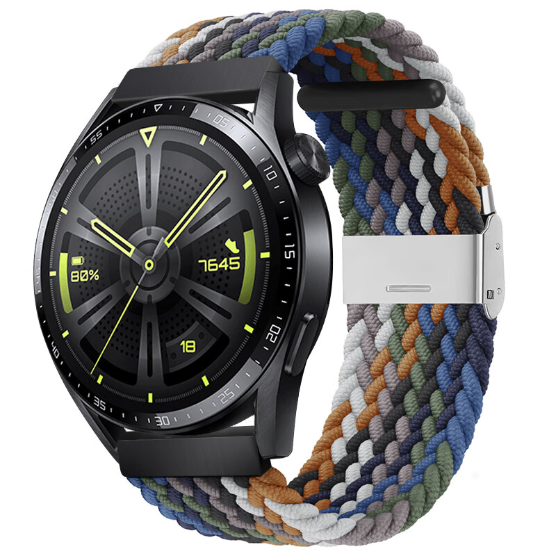 适用amazfit跃我华米手表1/2s/3代尼龙编织弹力表带a1602/a1609/a1928