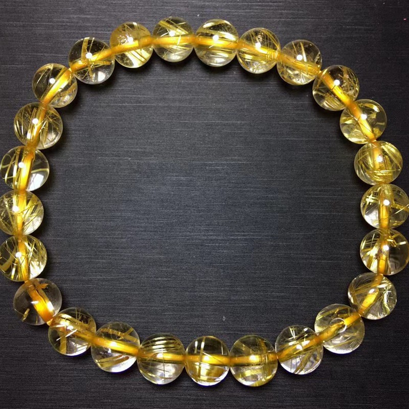 诺源珠宝  天然冰种绝美钛晶猫眼手链手串晶体通透润泽送妈妈女友节日