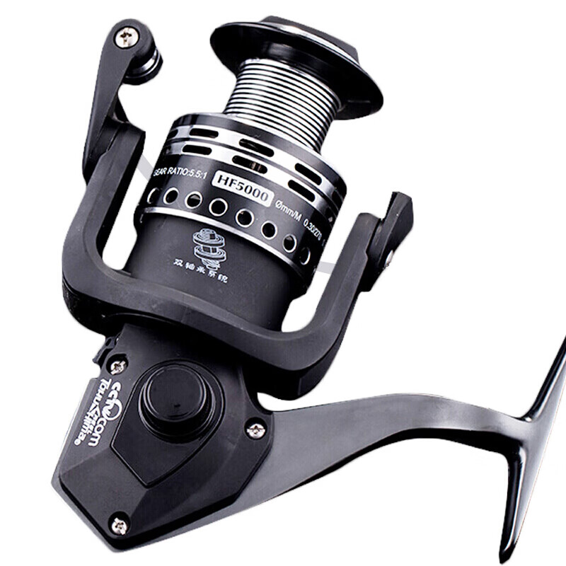 德岛鱼轮hf 全金属渔轮纺车轮海竿轮路亚矶钓海钓轮 鱼轮 渔具 1000型