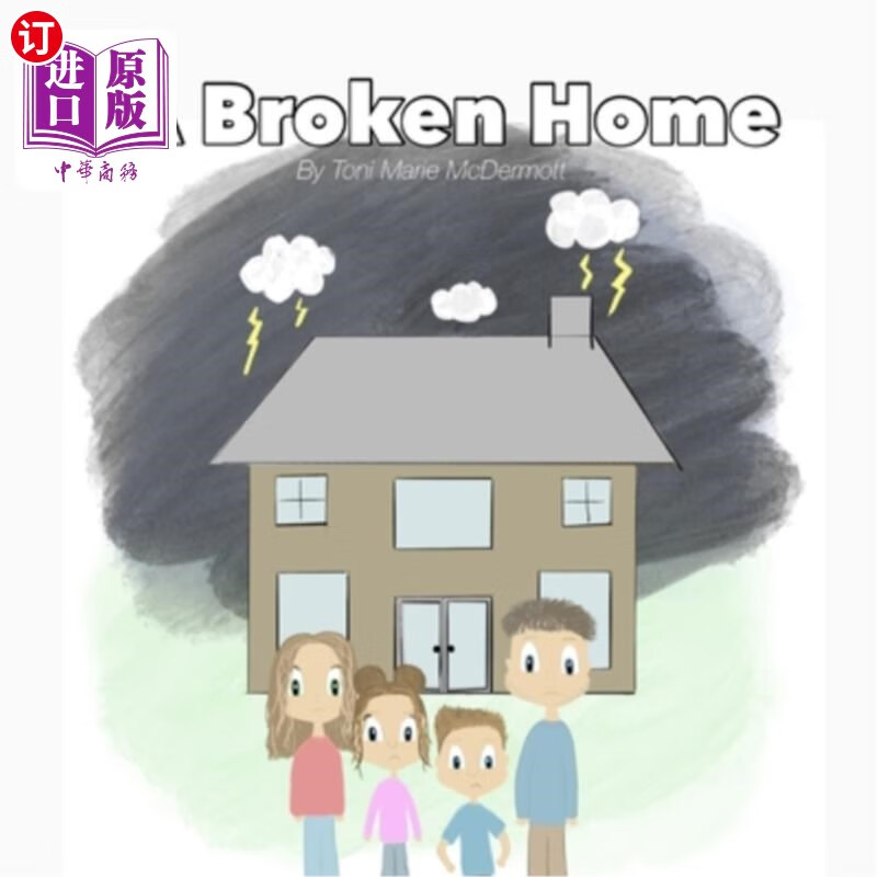 海外直订a broken home 破碎的家庭