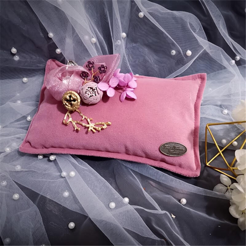 宸芃车载香薰竹炭包创意方形花朵香包车用内饰摆件车家两用 西瓜粉