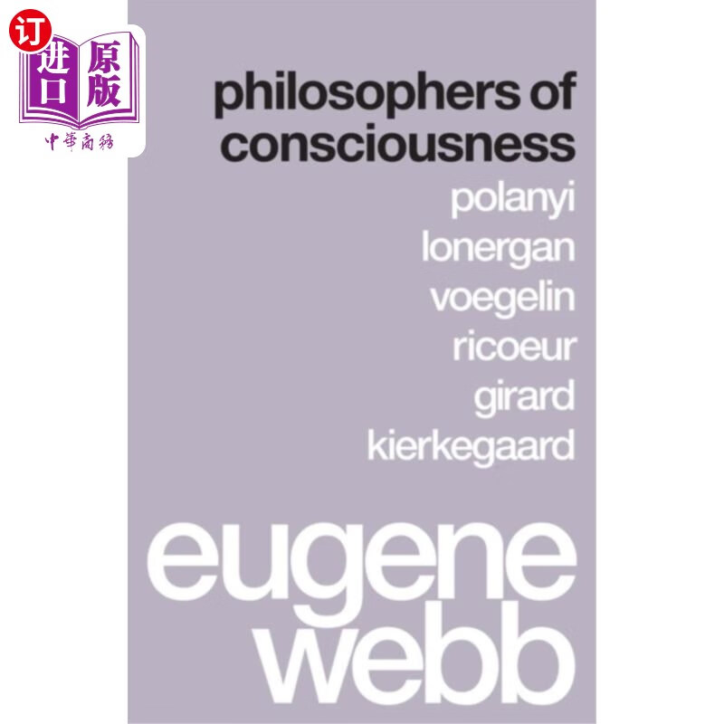 海外直订Philosophers of Consciousness 意识哲学家