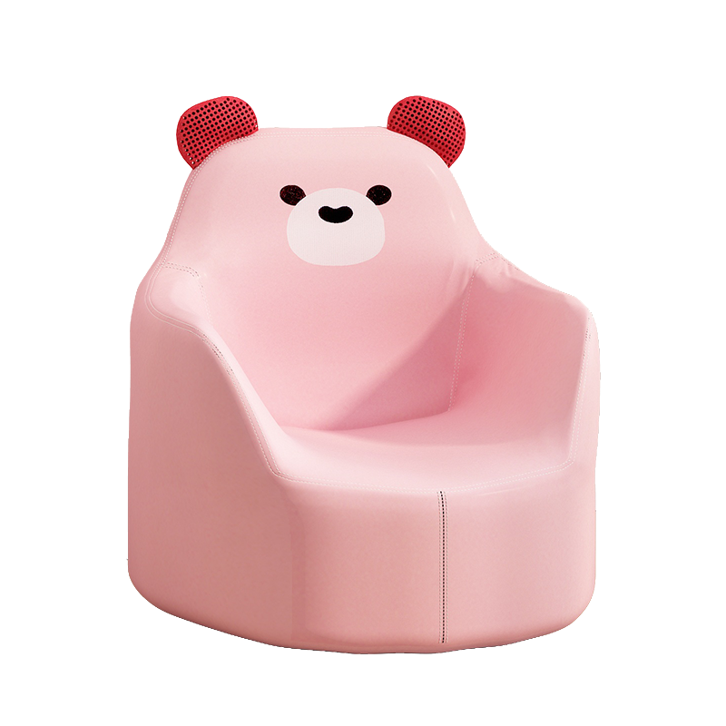 爱必居儿童沙发宝宝男孩婴儿小沙发可爱卡通座椅女孩公主阅读角迷你沙发熊猫款 天空蓝