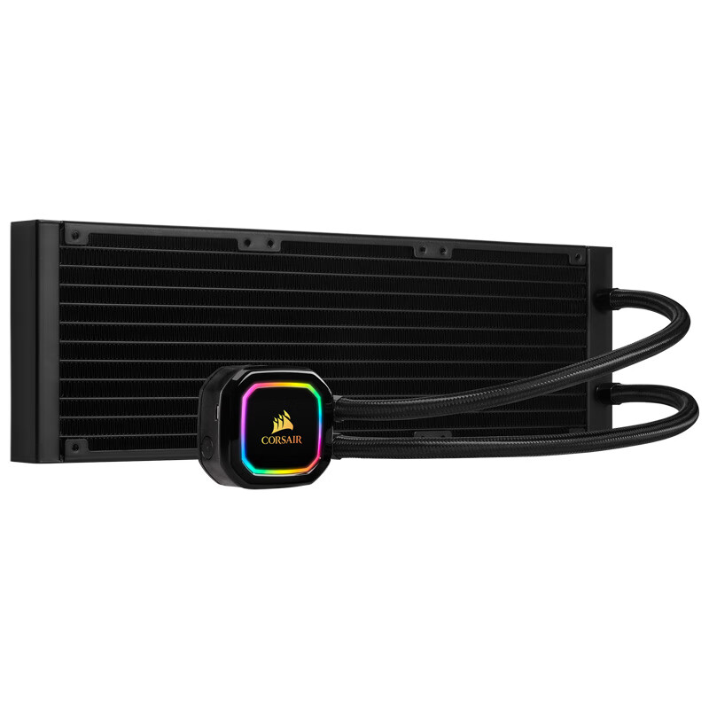 美商海盗船 (USCORSAIR) H150i RGB PRO XT 水冷CPU散热器 360mm冷排 三磁悬浮风扇 RGB冷头