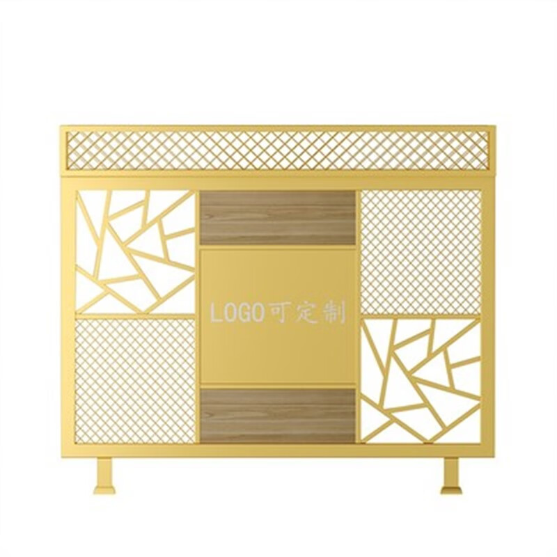 盎梓屏风隔断花架隔断柜餐厅围栏绿植花架隔断墙不锈钢户外花架餐厅酒