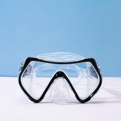 二澈雀潜水镜成人护鼻时尚大框护鼻子一体泳镜高清透明男女游泳防水