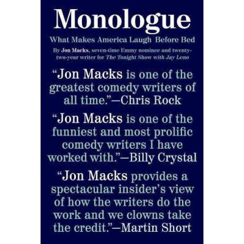 预订 monologue: what makes america lauefore bed 英文原版