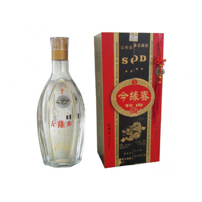 】今缘春白酒【500ml/瓶】今缘春白酒sod酒浓香型今缘春酒35度四星