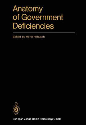 预订 anatomy of government deficiencies: proceedings of a