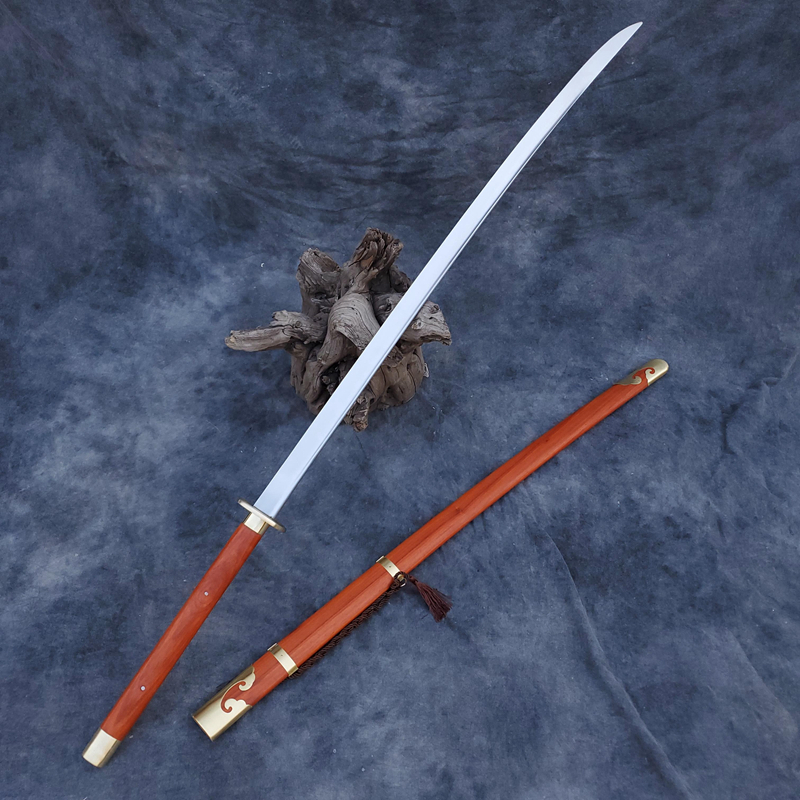 苗刀 真刀健身戚继光刀双手刀武术表演刀比赛刀套路训练晨练用刀未