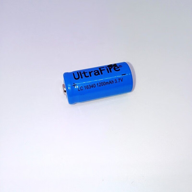 7v3.6v可充电手电筒激光红/绿外线cr123a 1个1200毫安16340