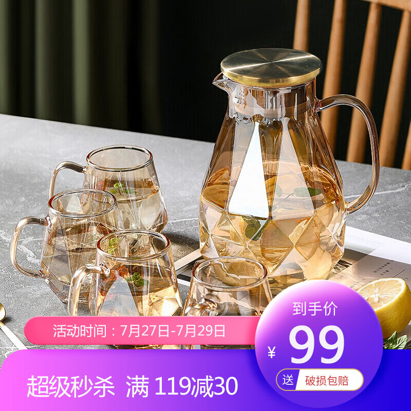 感受分享唯铭诺玻璃杯套装水具套装究竟真相如何，使用半个月真相分享