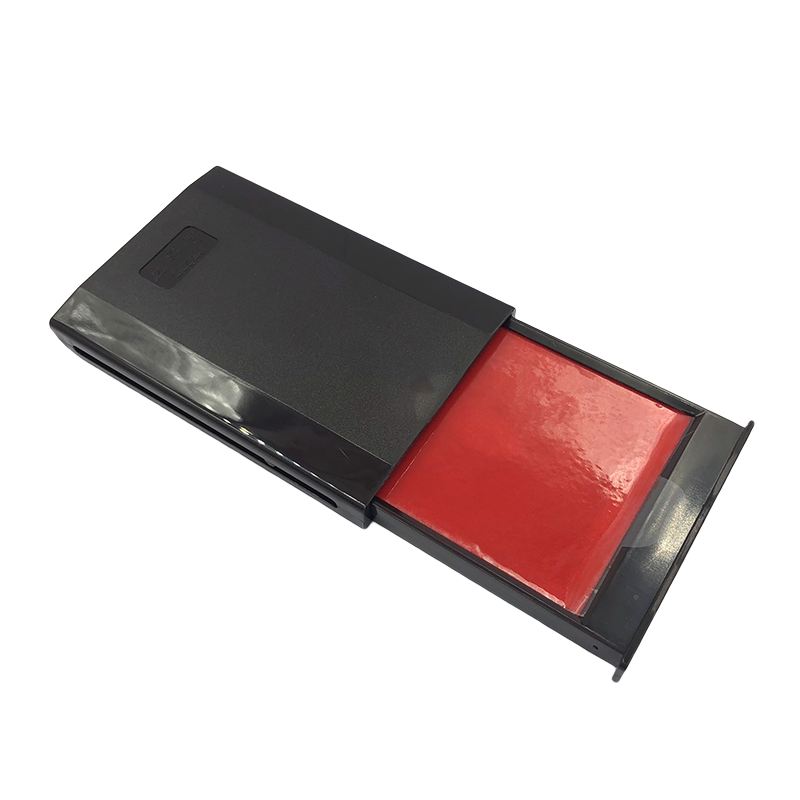 立早名家（LiZAO）立早金屬印章專用可調(diào)印臺(tái)朱砂印臺(tái)印泥硬質(zhì)金屬玉石牛角章辦公印方形印臺(tái)純正朱砂不掉色蓋章專用 黑色印記.翻轉(zhuǎn)印臺(tái)(金屬硬質(zhì)印章專用) 80×60mm