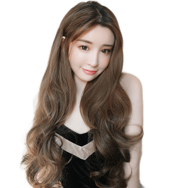 亞溪發(fā)片女真發(fā)一片式 假發(fā)片女長(zhǎng)發(fā) 大波浪卷發(fā)片 真人發(fā)絲無痕接發(fā) 60長(zhǎng) 發(fā)尾加厚效果 淺棕色
