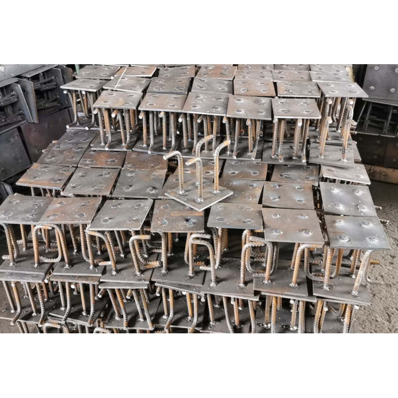 预埋件焊接定做四腿焊凳热镀锌铁板焊登钢板冷镀锌埋件 8*150*150 10*