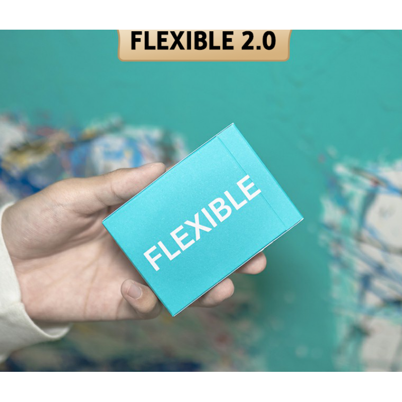 cgg新手tcc扑克 flexible薄荷蓝色渐变花切魔术练习扑克牌 渐变