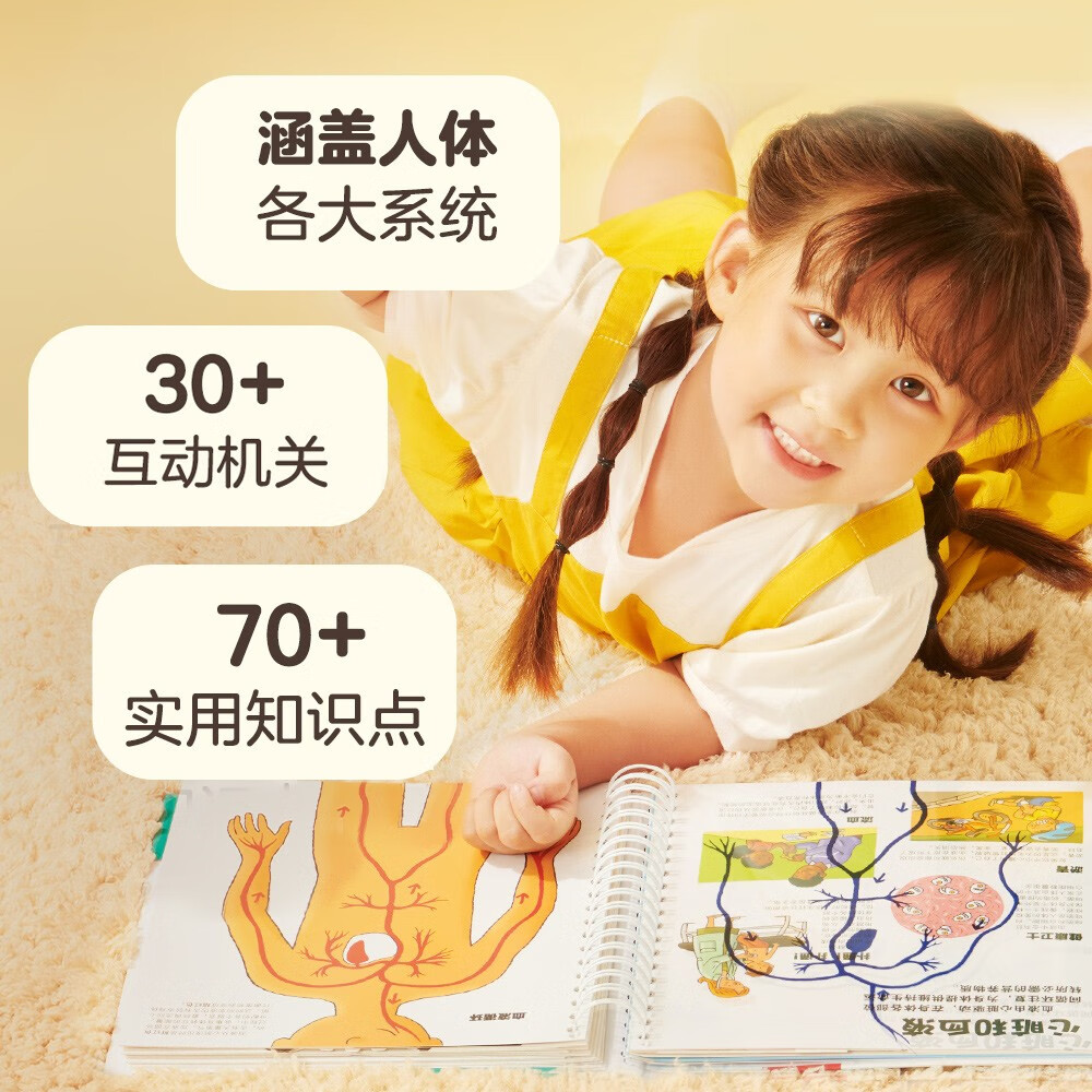 我们的身体(学前儿童生理启蒙读物)羊水袋书儿童科普立体书机关书3-6岁幼儿园儿童书籍乐乐趣童书【绿色印刷产品】暑假阅读暑假课外书课外暑假自主阅读暑期假期读物