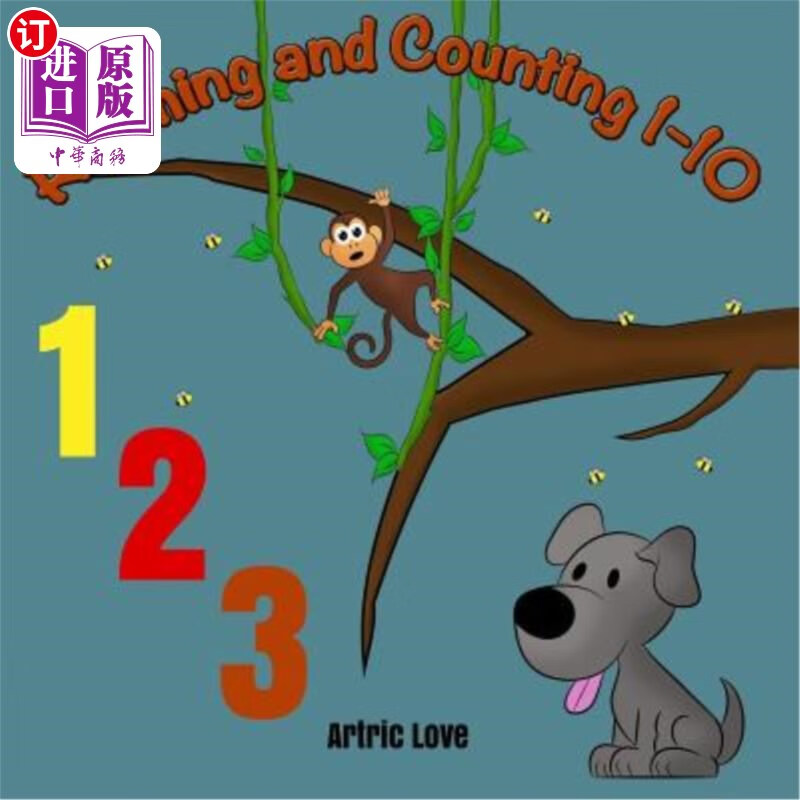 海外直订rhyming and counting 1-10 押韵和数1-10