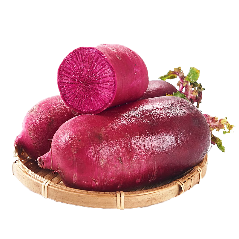 長耕紫美人鳳梨水果蘿卜種子紅心雜交蘿卜種籽四季播陽臺盆栽蔬菜種孑 鳳梨水果蘿卜100粒