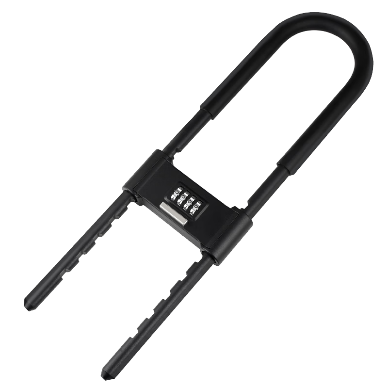 奧本U型鎖密碼鎖防亂碼雙開玻璃門鎖抗剪防撬防盜鎖具插鎖X5-42