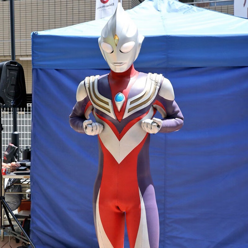 森尼熊迪迦奥特曼衣服eva皮套可穿戴头盔甲大人儿童定制