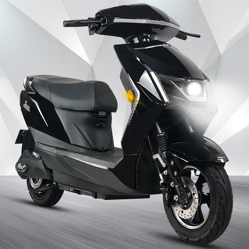 胎双油碟刹两轮踏板电动轻便摩托车60v72v男女成人学生代步助力电瓶车