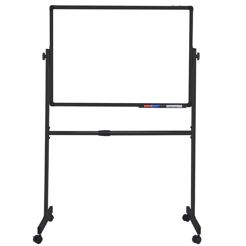 REDS 磁性移动白板写字板支架式小黑板家用办公白绿板儿童涂鸦学习板 【黑框款】60*90黑框双面白板+黑色支架