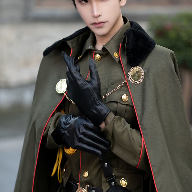 装大帅服军装老九门张大佛爷同款军阀装表演服cosplay服套装 单披风 s