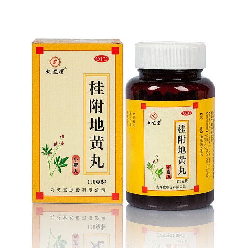 桂附地黄丸九芝堂120g浓缩丸八味地黄丸温补肾阳肾阳虚的药小便不利