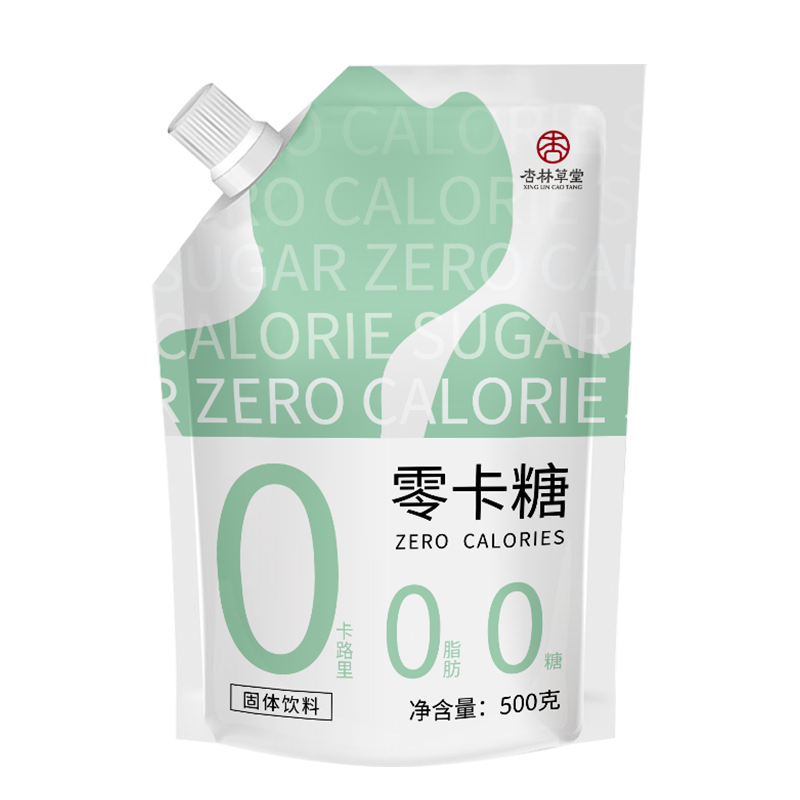 杏林草堂 零卡糖代糖赤蘚糖醇零卡糖甜菊糖 500g 超值裝：500gx5袋