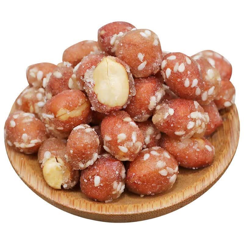 蜂蜜花生米琥珀花生脆皮芝麻花生米坚果零食下酒菜盒装小包装 混装三