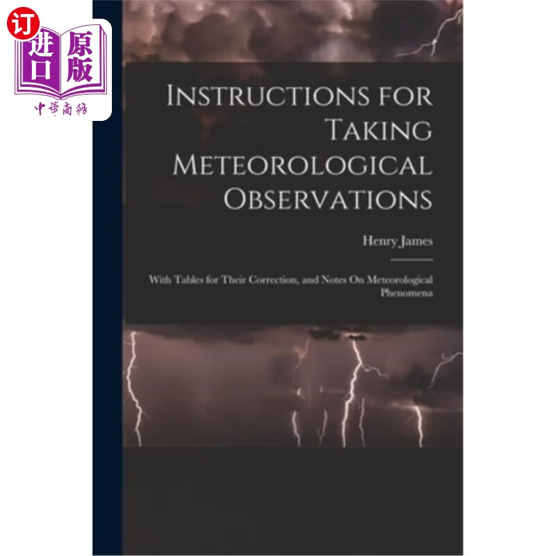 海外直订instructions for taking meteorological observations