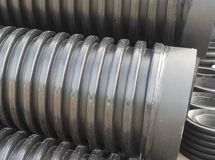 施韵令hdpe缠绕结构性b型管克拉管pe聚乙烯缠绕管 dn200*sn8