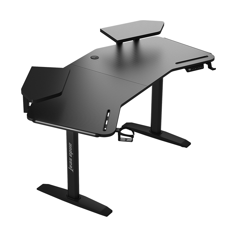 andaseaT安德斯特电脑桌游戏桌台式家用办公书桌子 极影战士机械升降1.4米