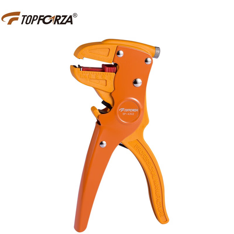 sp-4302剥线钳鸭嘴型自动剥皮钳子多功能排线剥线器鸭嘴钳子172mm
