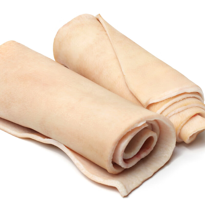 果鲜岛 4斤鲜猪皮新鲜冷冻生猪皮冻猪背皮猪脊皮肉皮猪皮卷冻 猪皮2斤