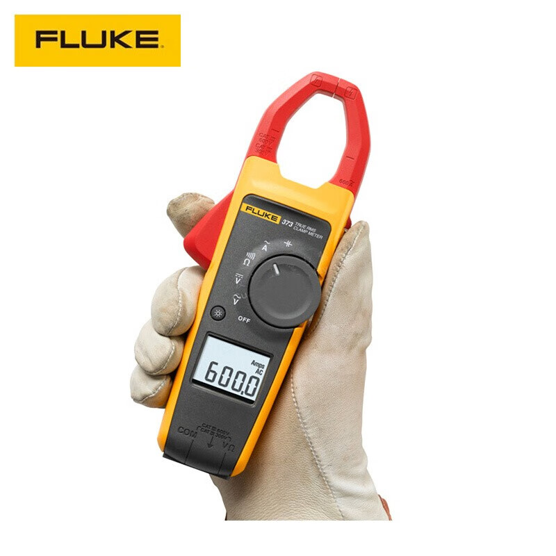 福禄克FLUKE  373 工业级数字钳形电流表交直流万能表  1个