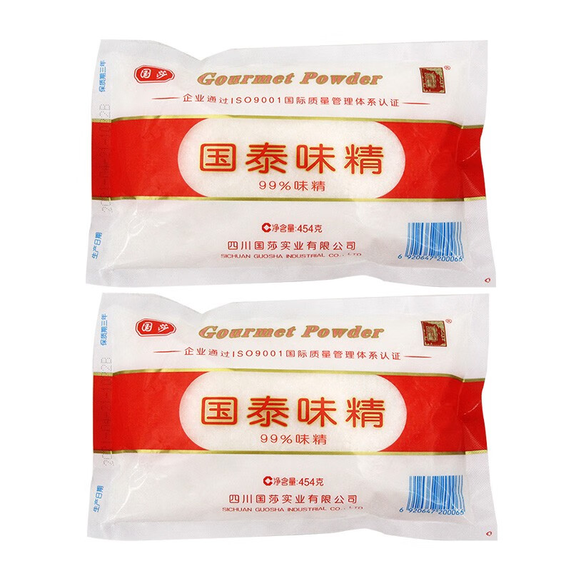 国泰味精454克国莎牌味精食品增鲜炒菜烹饪食品味精调味料 国泰味精