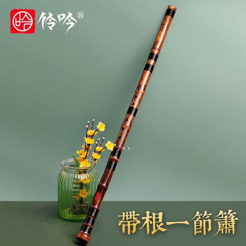 伶吟专业演奏高档初学八孔洞箫萧乐器古风竹根长箫专业大头箫 8孔正手G调属于什么档次？