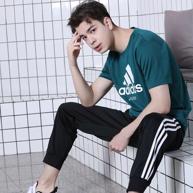 阿迪达斯(adidas)t恤男短袖官方网运动圆领宽松透气时尚百搭半袖 judo